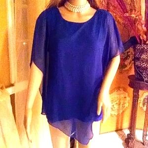 B DESIGN Cobalt blue top